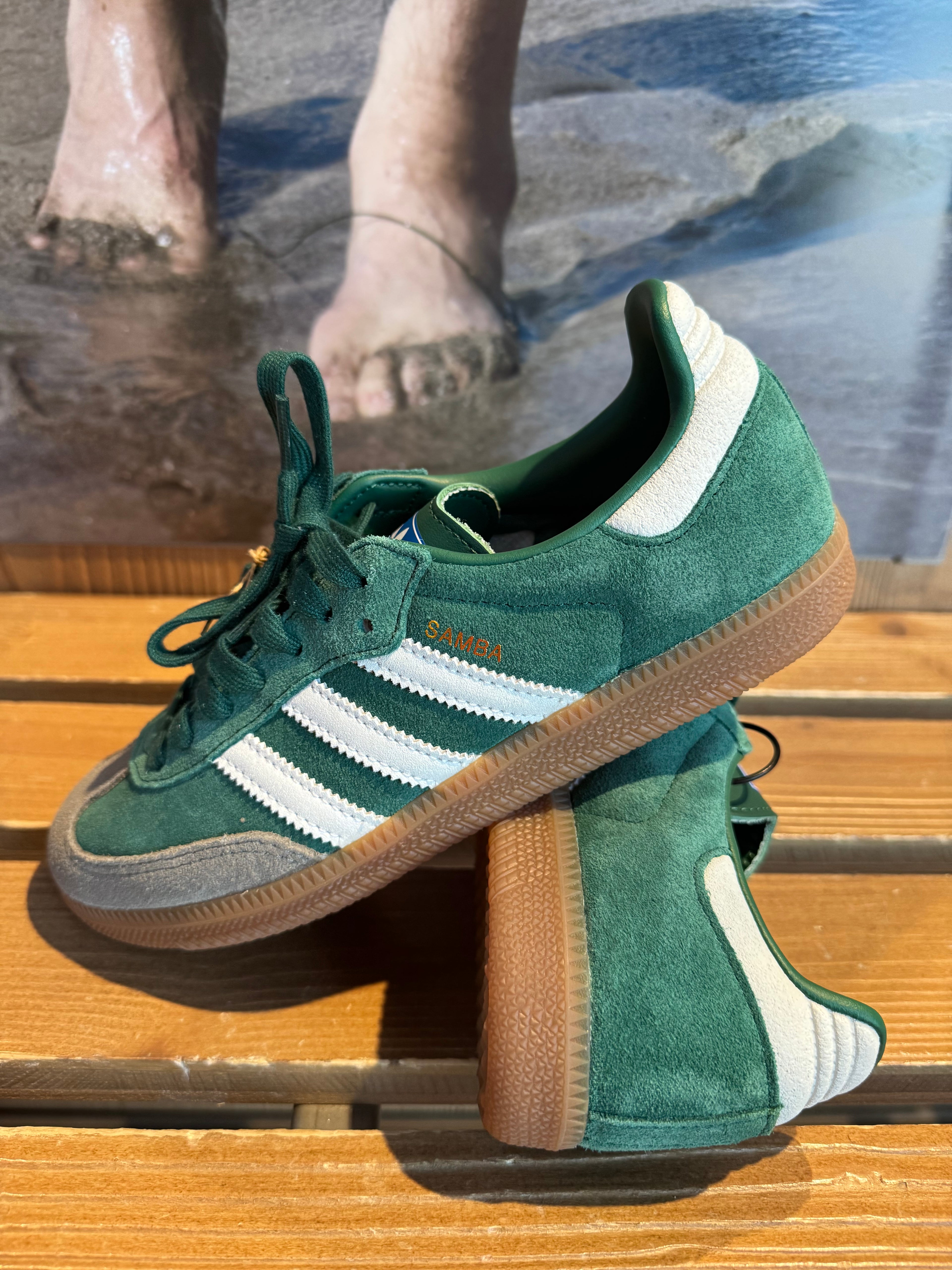 Adidas Samba OG "collegiate green gum"
