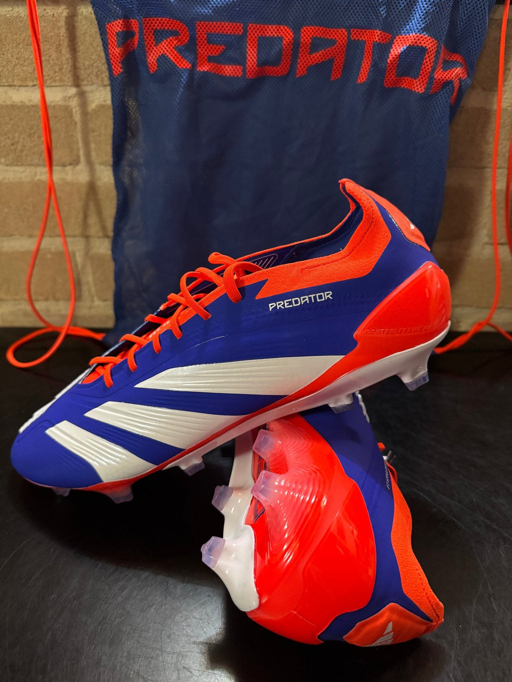 Scarpe da calcio Elite FG - Bianco/Blu - Giaguaro_Store