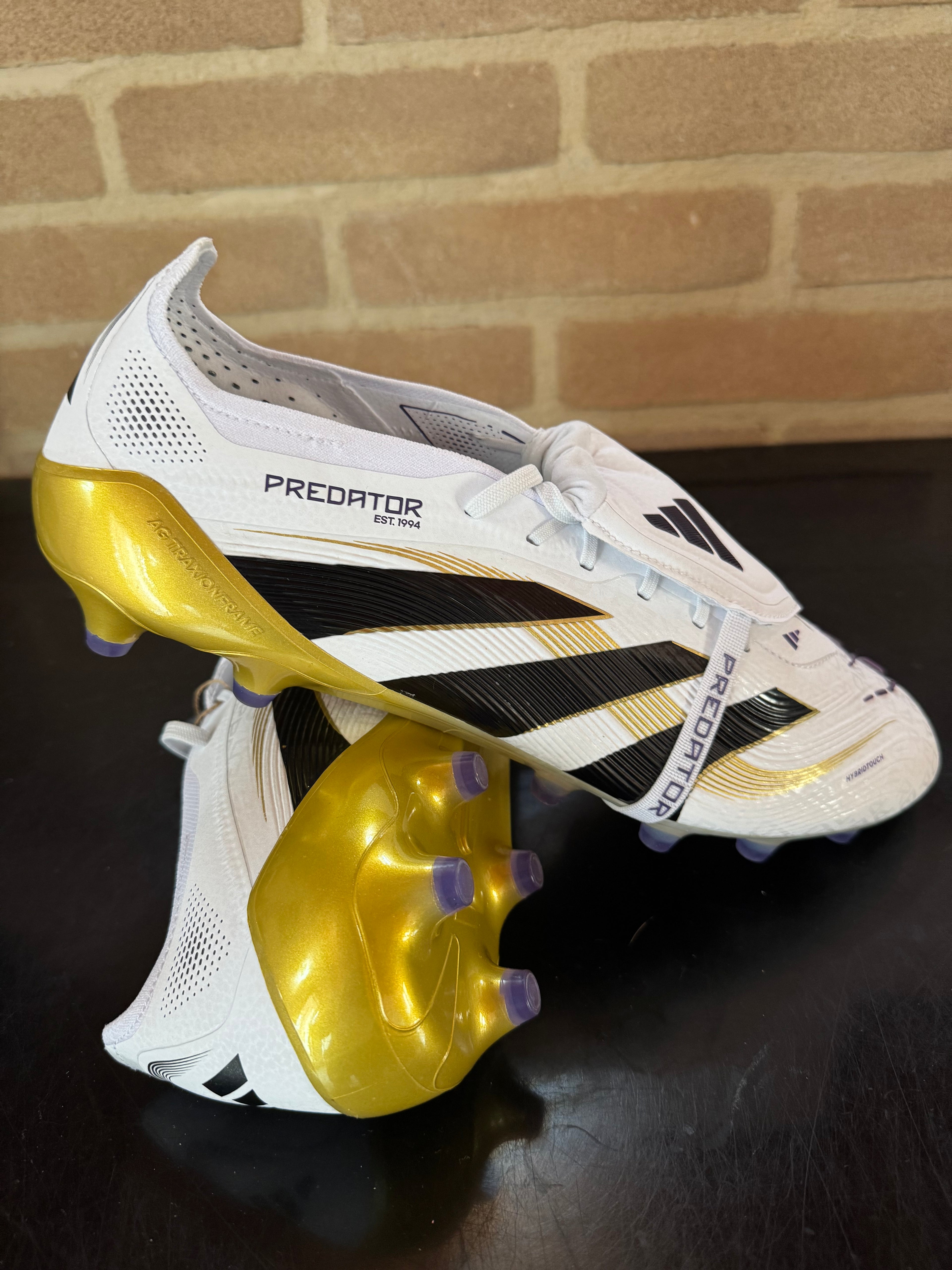 Adidas Predator Elite Foldover Tongue AG - Bianco/Nero