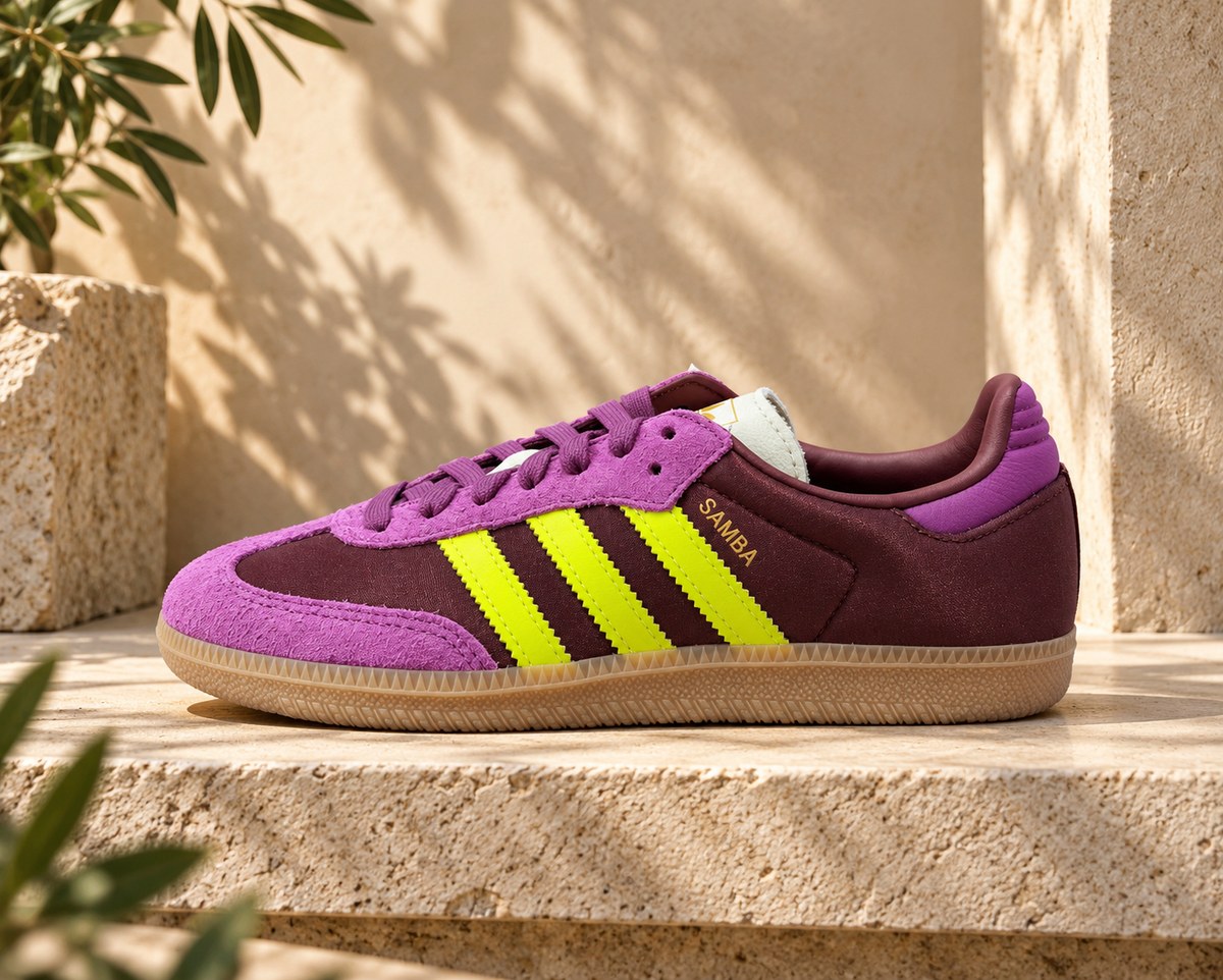 Adidas Samba OG "Maroon Rich Mauve Satin"