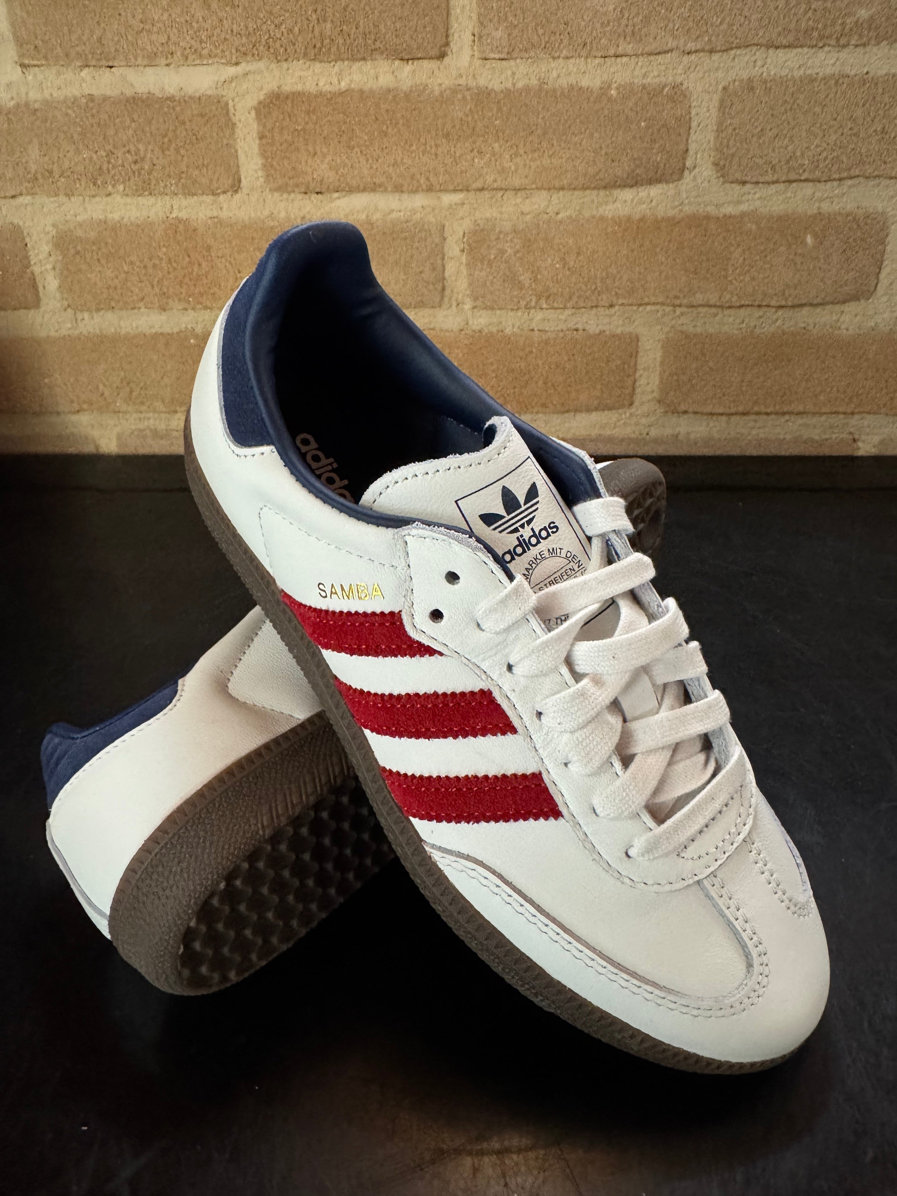 Adidas Samba OG "White Victory Red Indigo"
