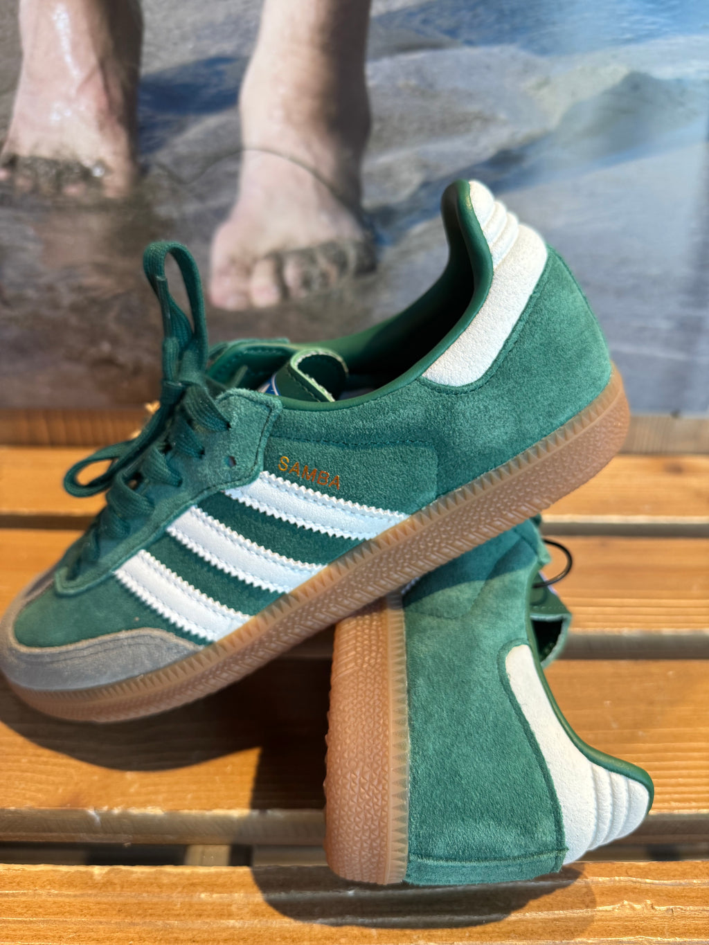 Adidas Samba OG "collegiate green gum"