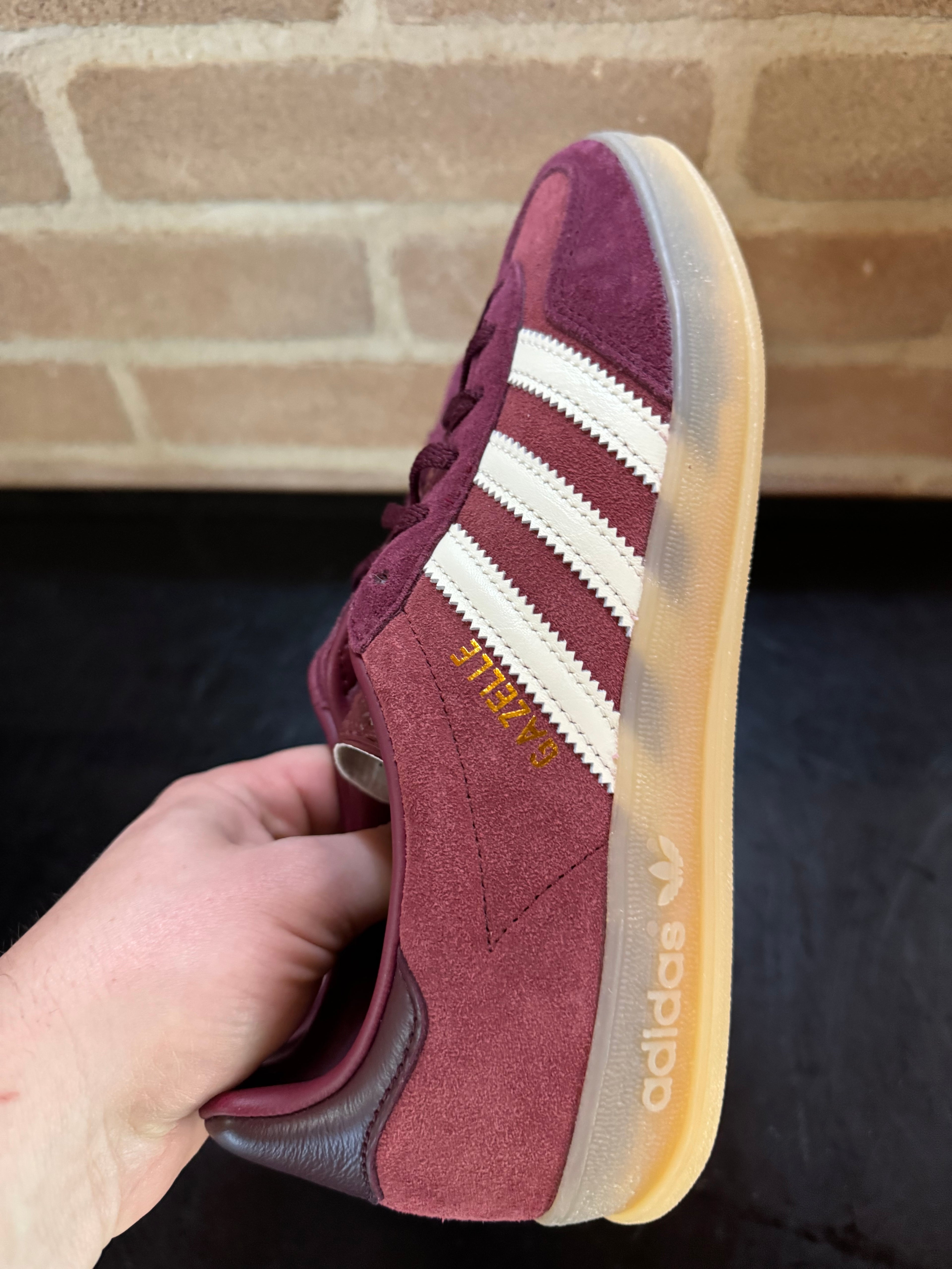 Adidas Gazelle Indoor - Shadow red off white
