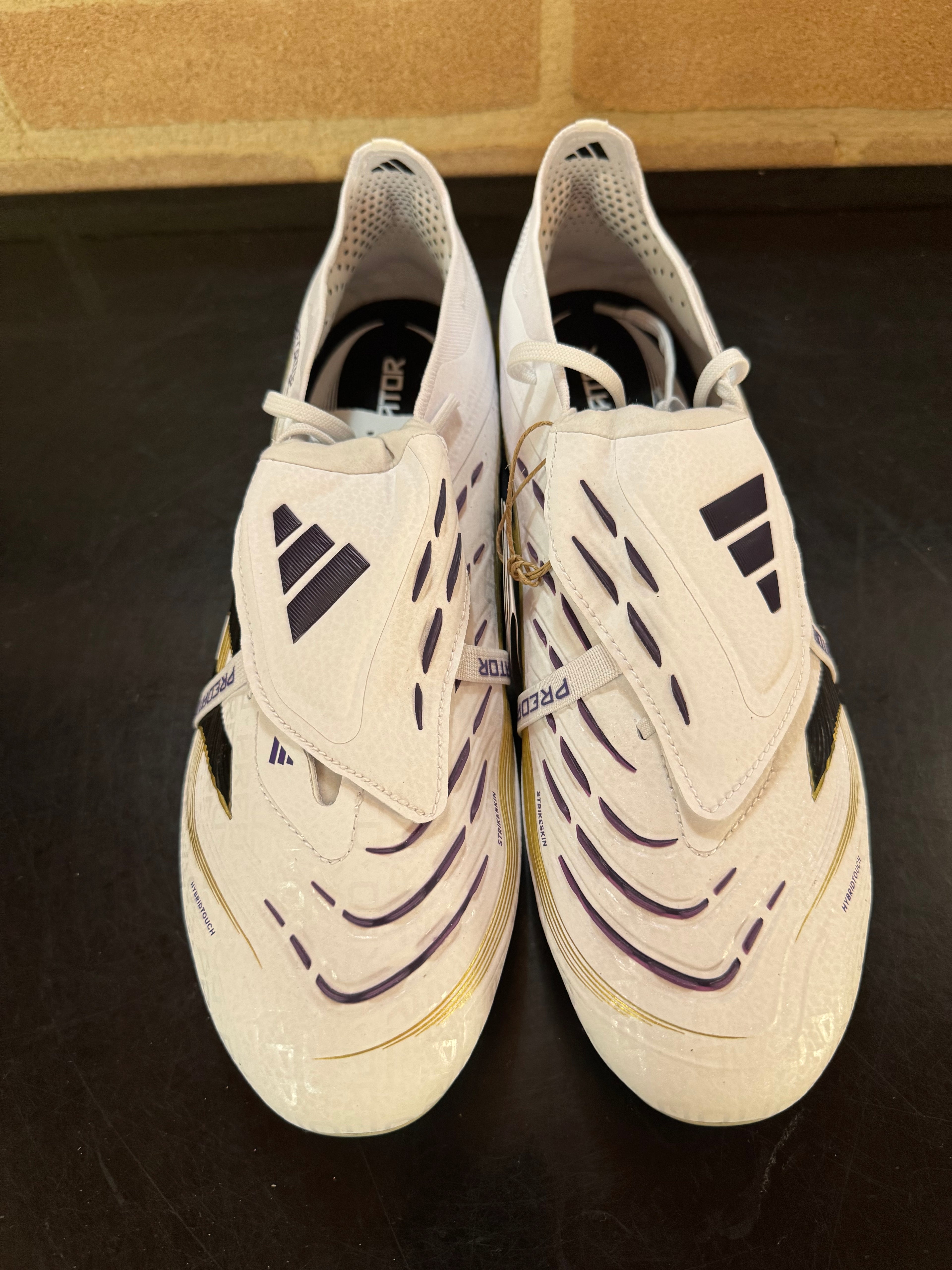 Adidas Predator Elite Foldover Tongue AG - Bianco/Nero