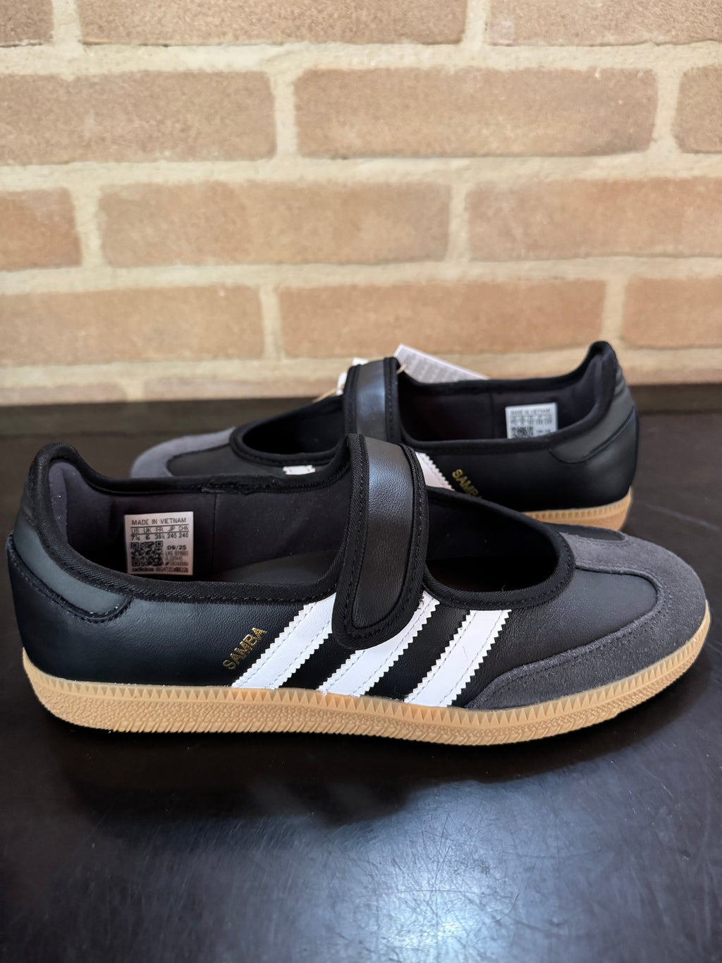 Adidas Samba Jane "Black White Gum"