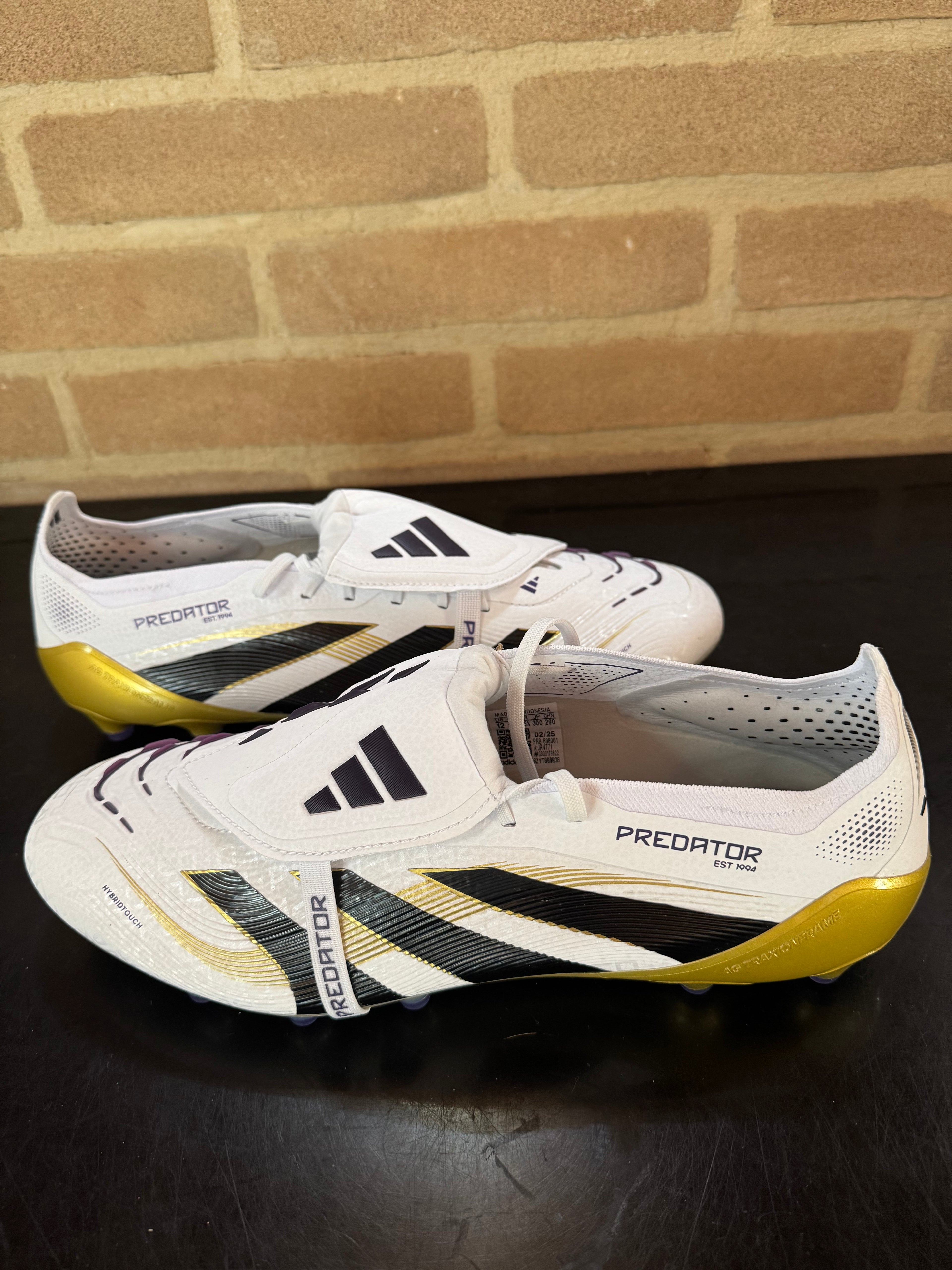 Adidas Predator Elite Foldover Tongue AG - Bianco/Nero