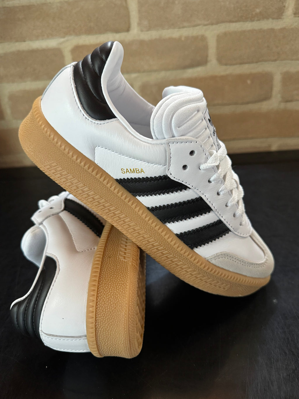 Adidas Samba XLG "White Black Gum"