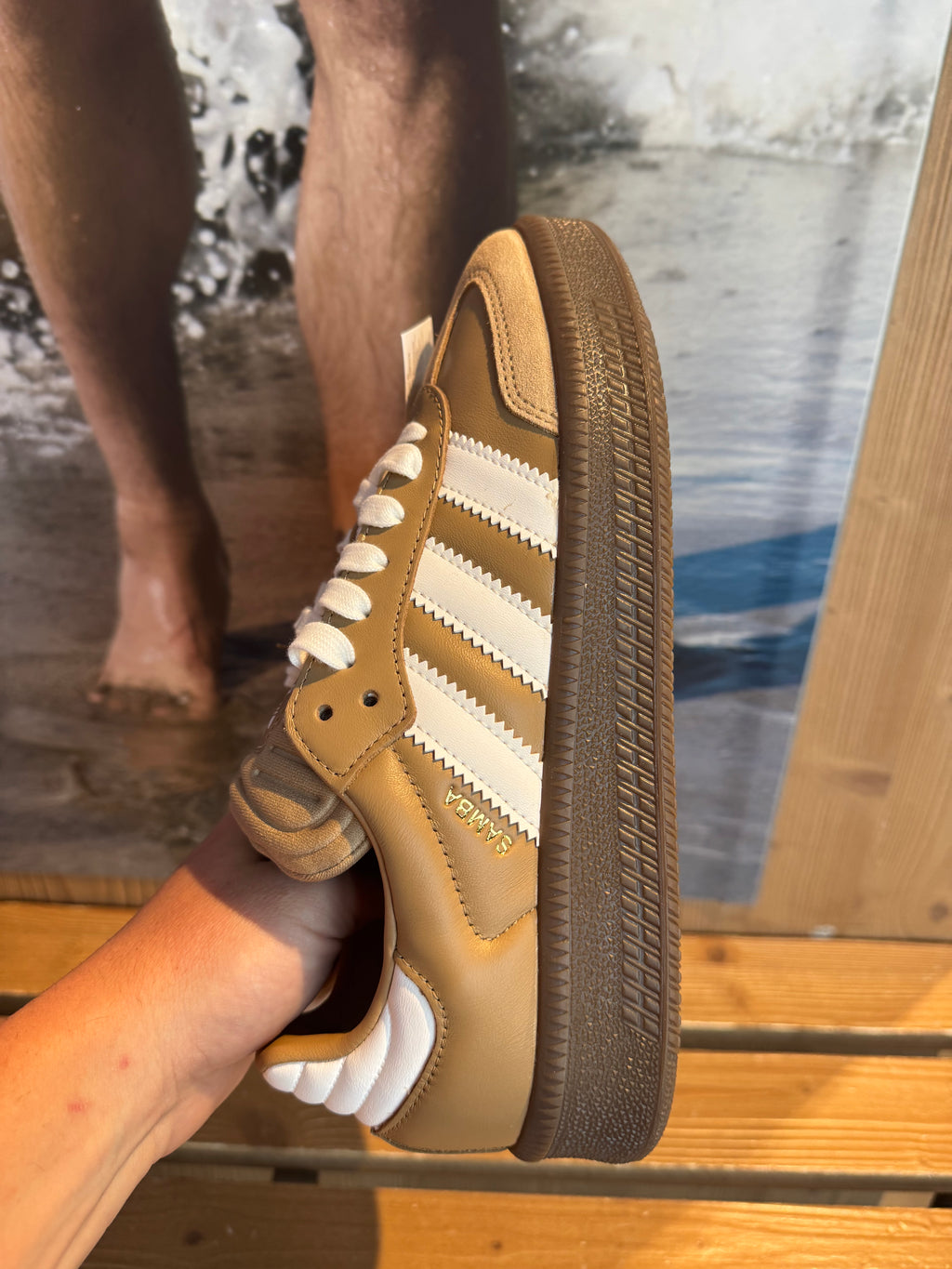 Adidas Samba XLG "Cardboard White"