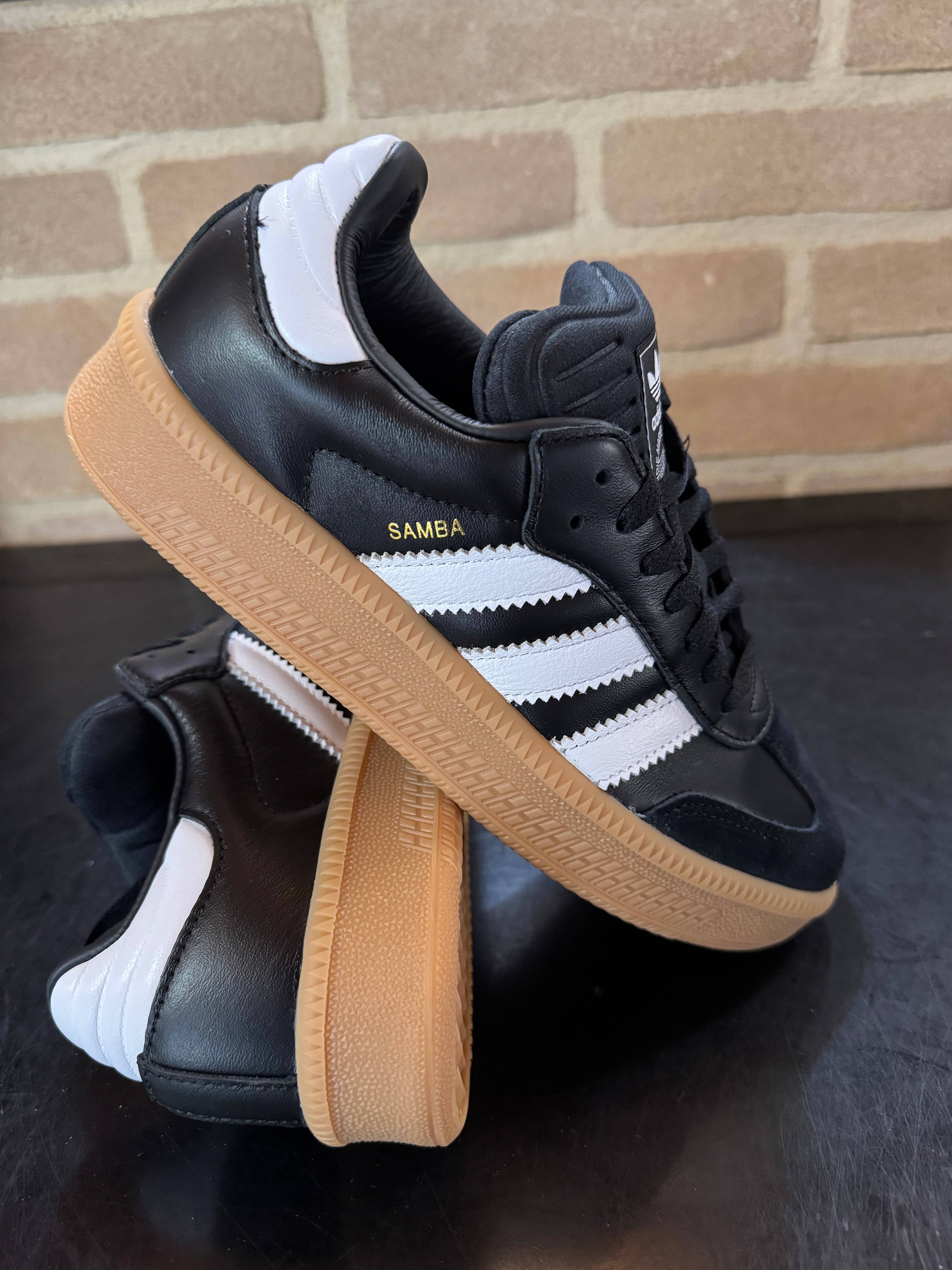 Adidas Samba XLG "Black White Gum"