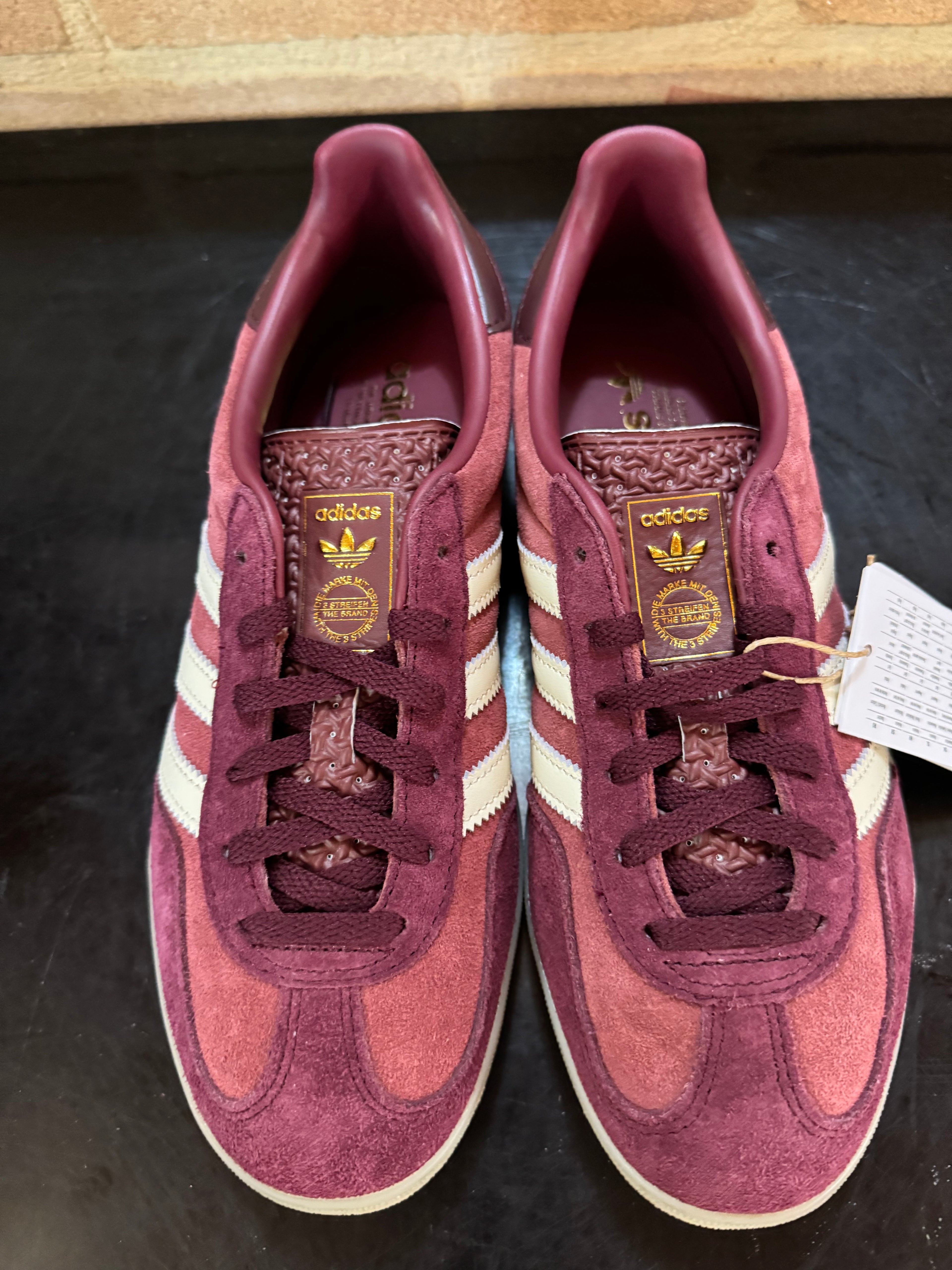 Adidas Gazelle Indoor - Shadow red off white