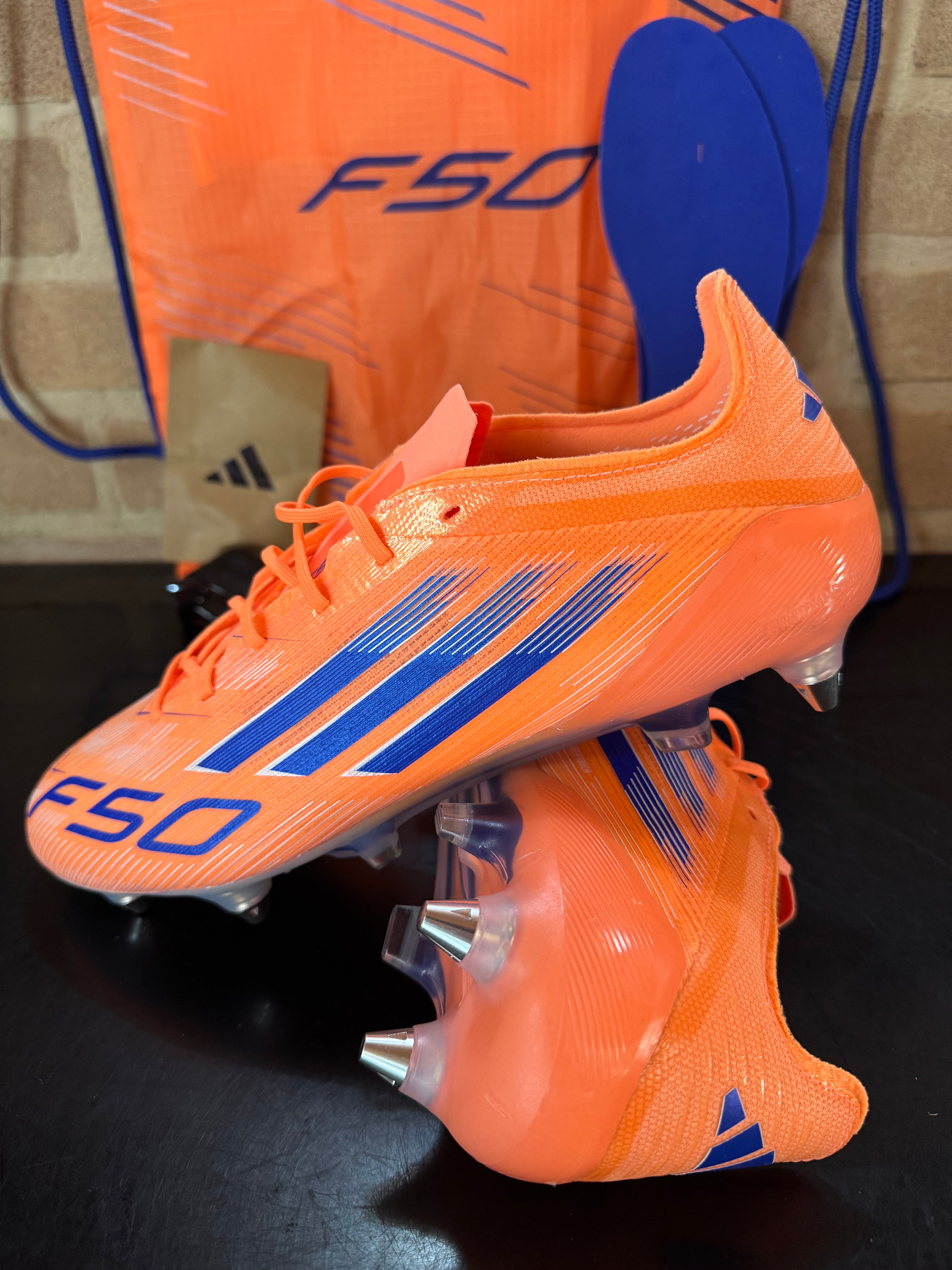 Adidas F50 Elite SG - Arancione/Blu