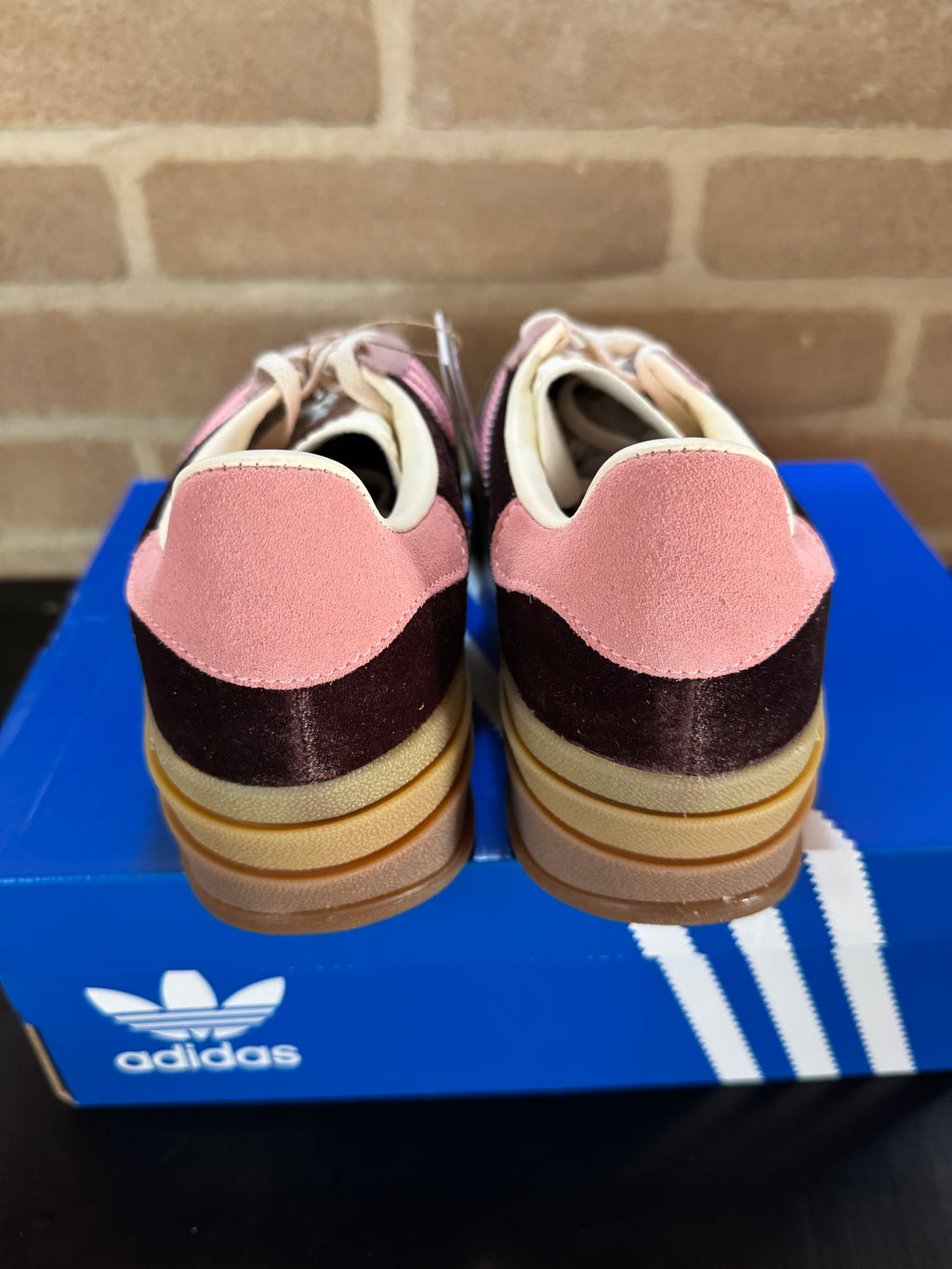 Adidas Gazelle Bold "Shadow Brown Glow Pink Velver"