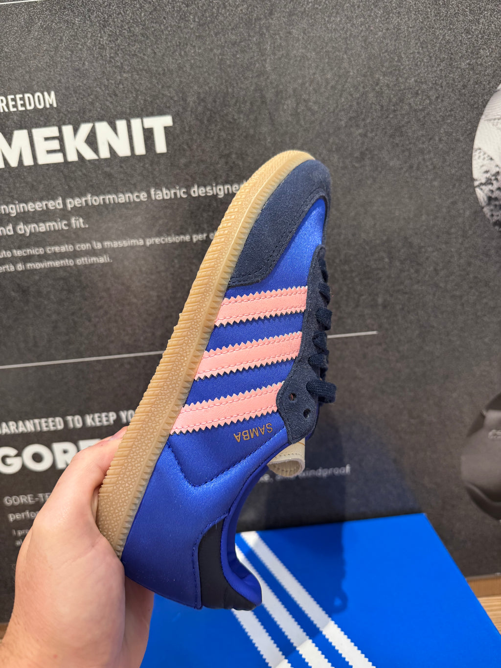Adidas Samba OG "Lucid Blue Night Indigo Satin"