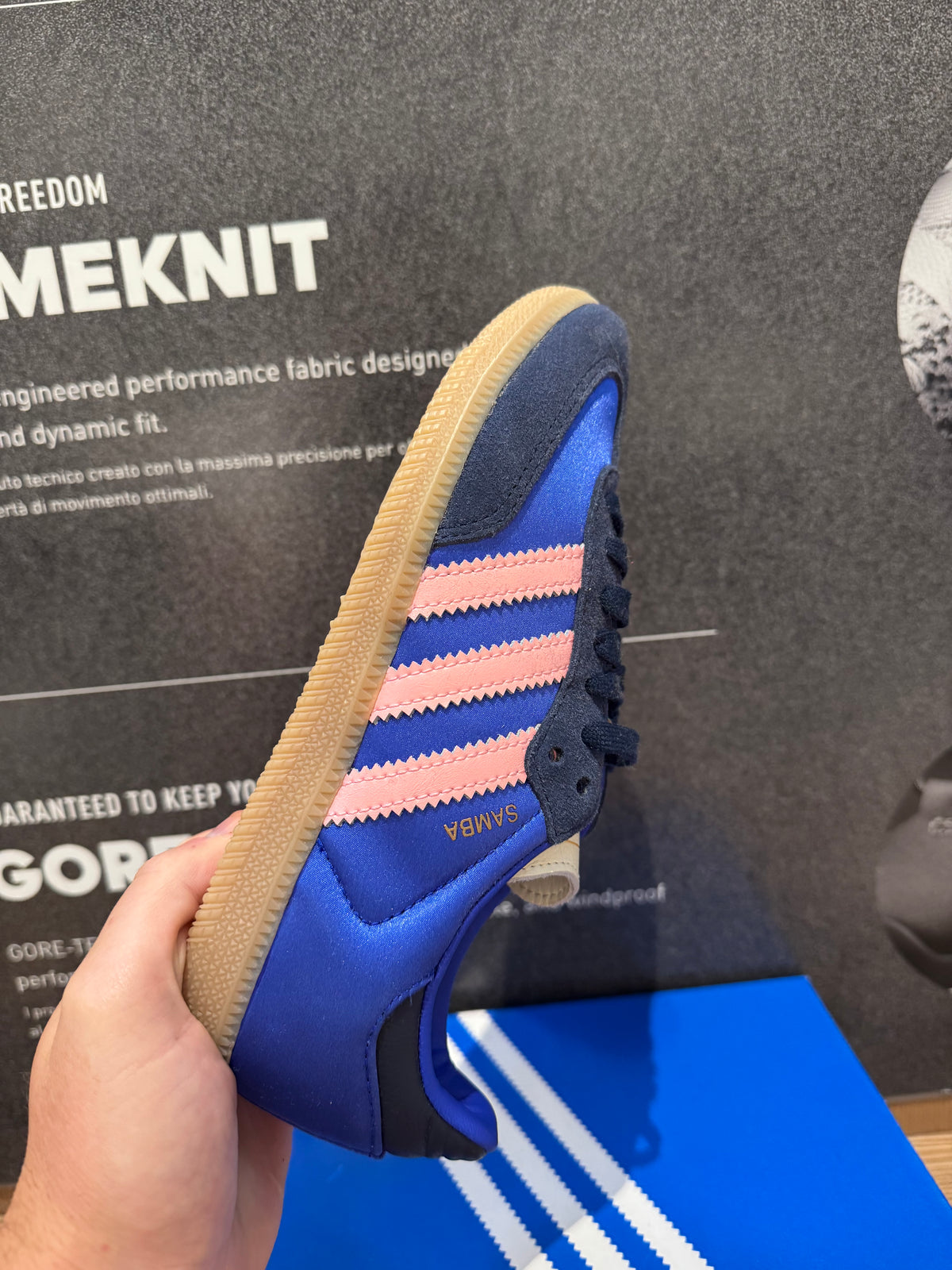 Adidas Samba OG "Lucid Blue Night Indigo Satin"