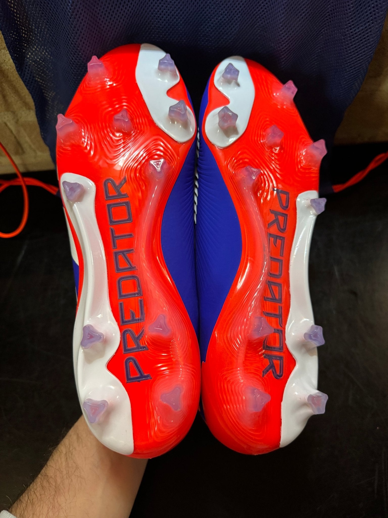 Scarpe da calcio Elite FG - Bianco/Blu - Giaguaro_Store