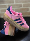 Sneakers retro' platform - Rosa/Blu - Giaguaro_Store
