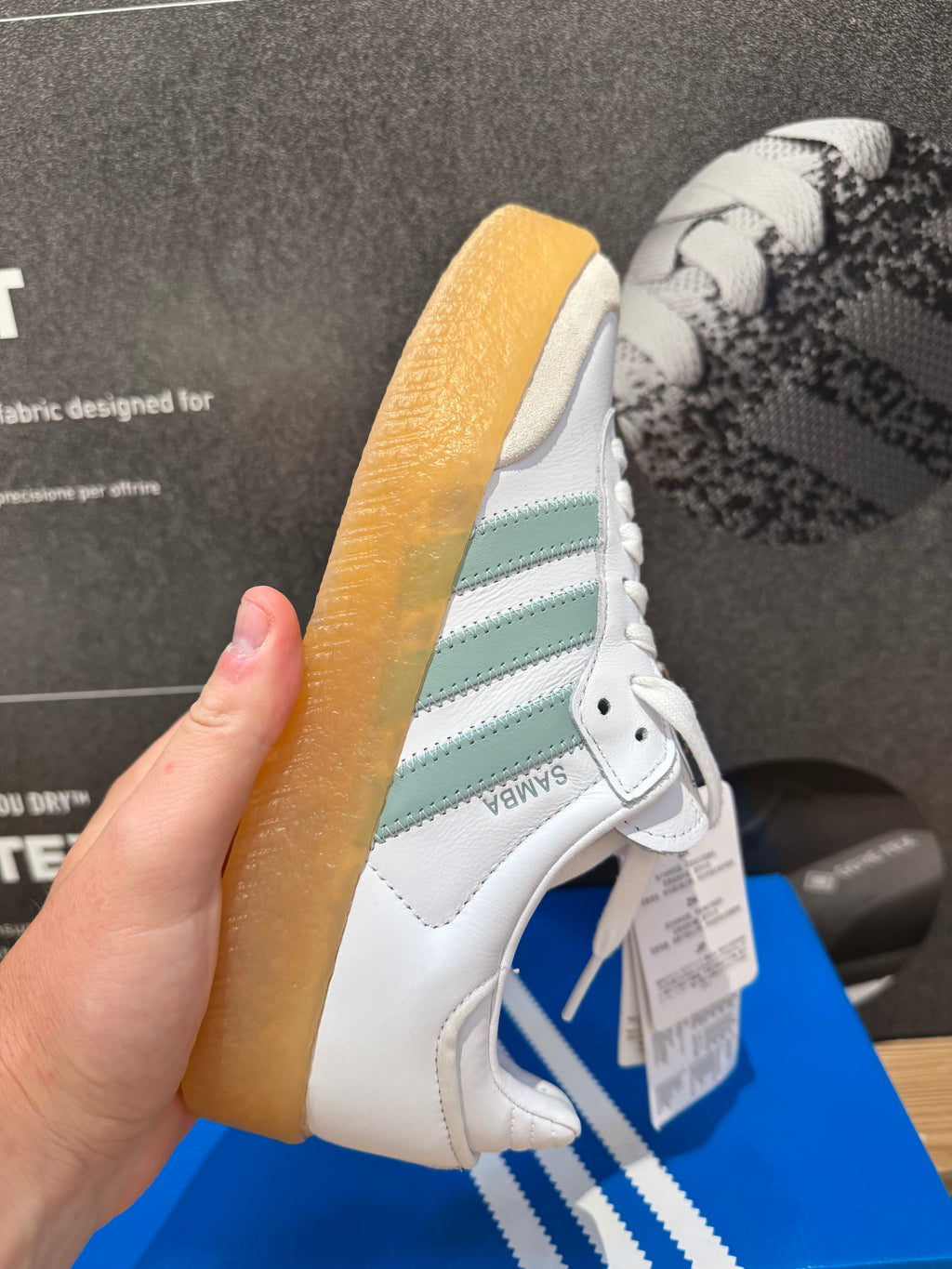 Adidas Sambae "White Wonder Blue"