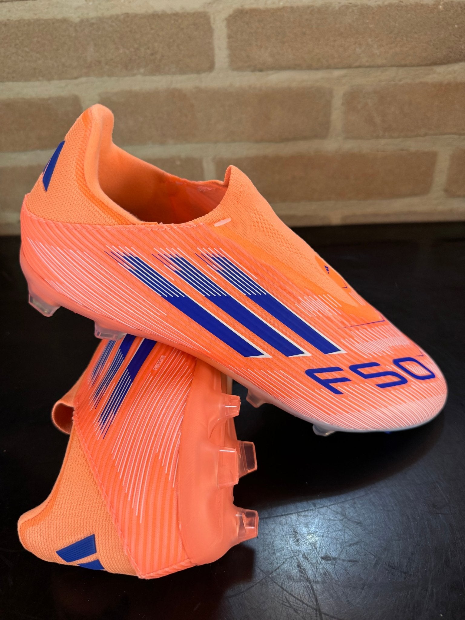 Scarpe da calcio League FG MG - senza lacci - Arancione - Giaguaro_Store