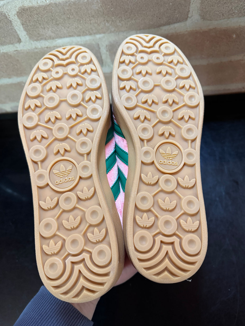 Adidas Gazelle indoor "Glow Pink Court Green"