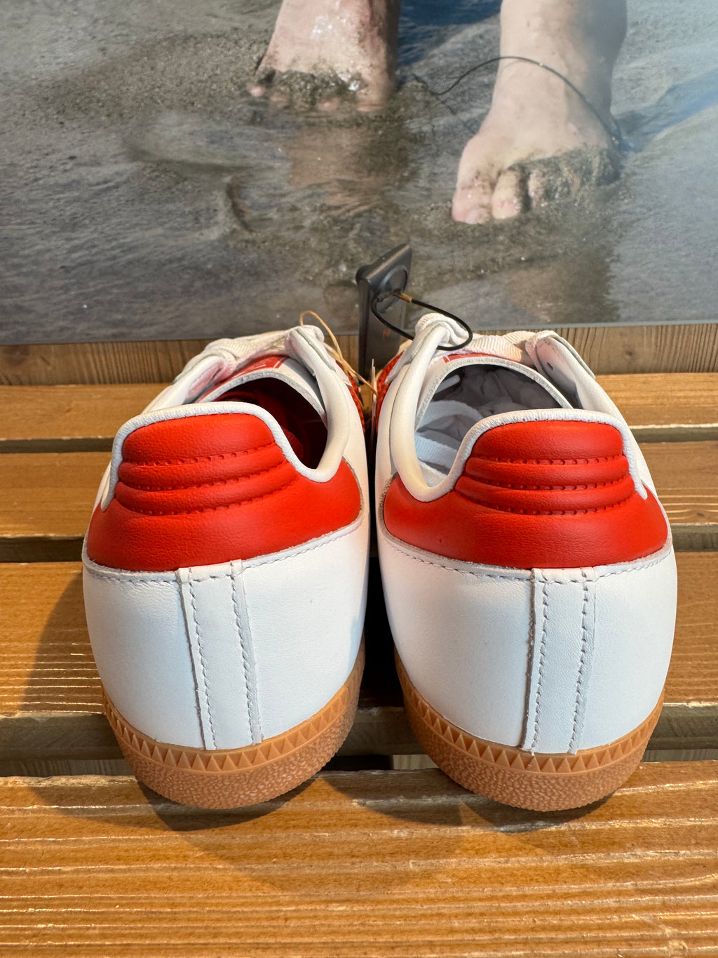 Adidas Samba OG - Bianco/rosse