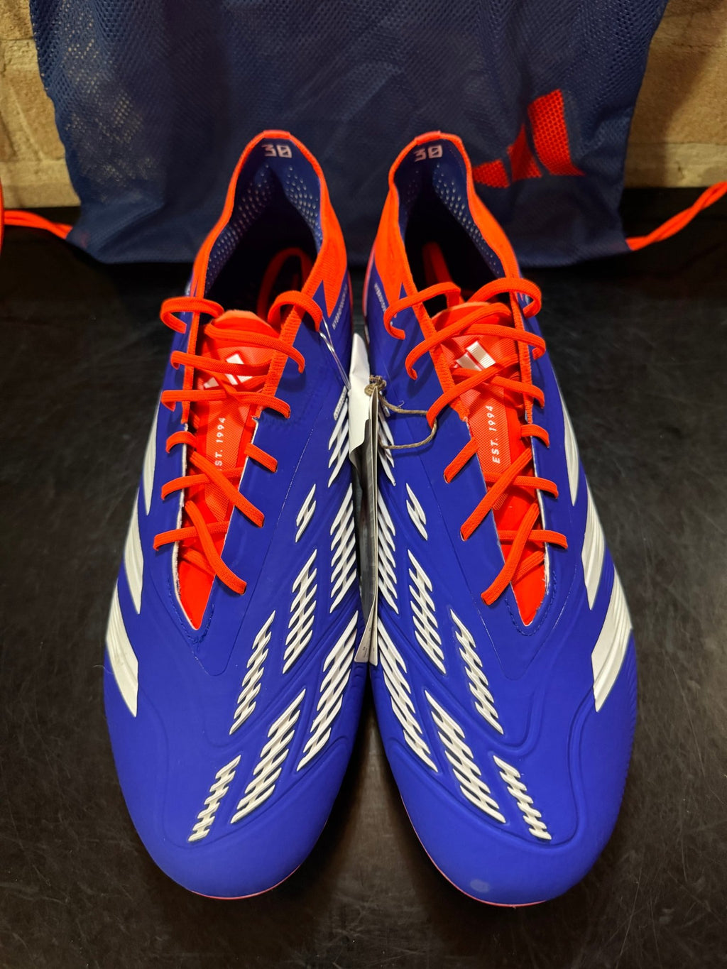 Scarpe da calcio Elite FG - Bianco/Blu - Giaguaro_Store