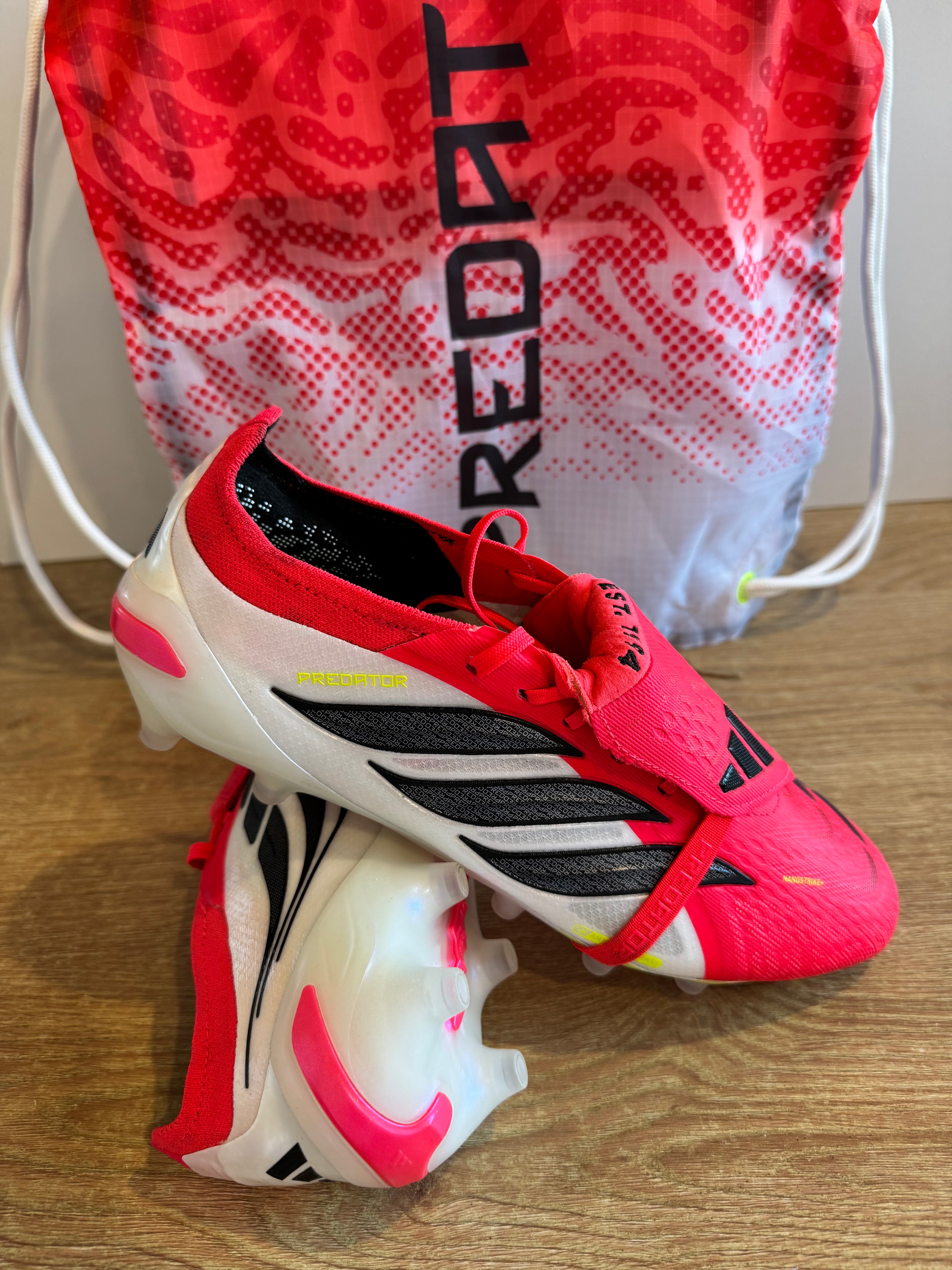 Adidas Predator Elite Foldover Tongue  AG "Lucid red core black cloud white"