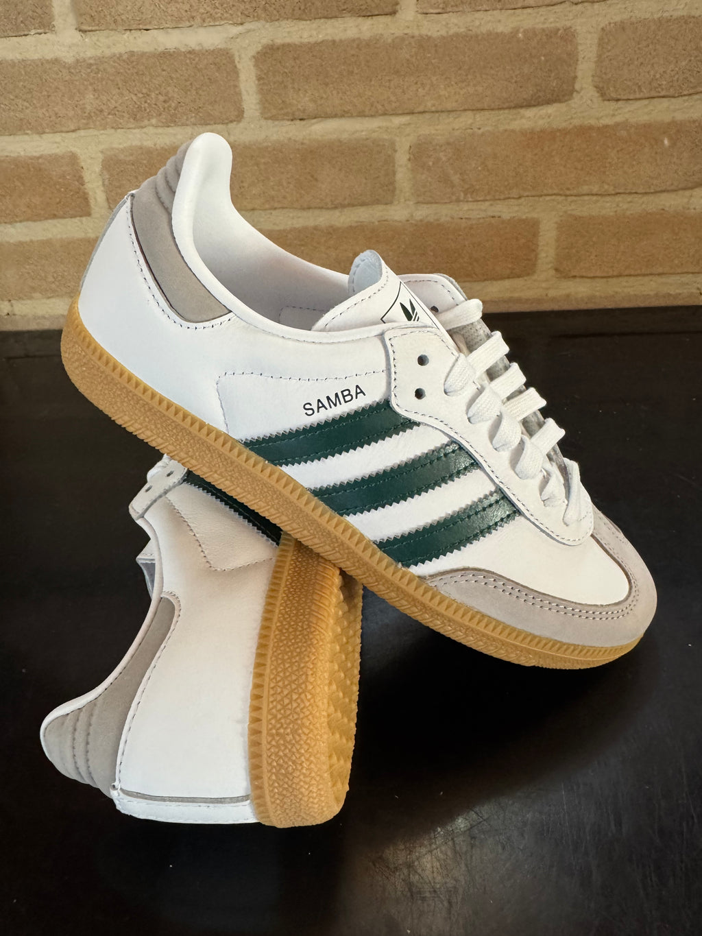 Adidas Samba OG "White Collegiate Green Gum"