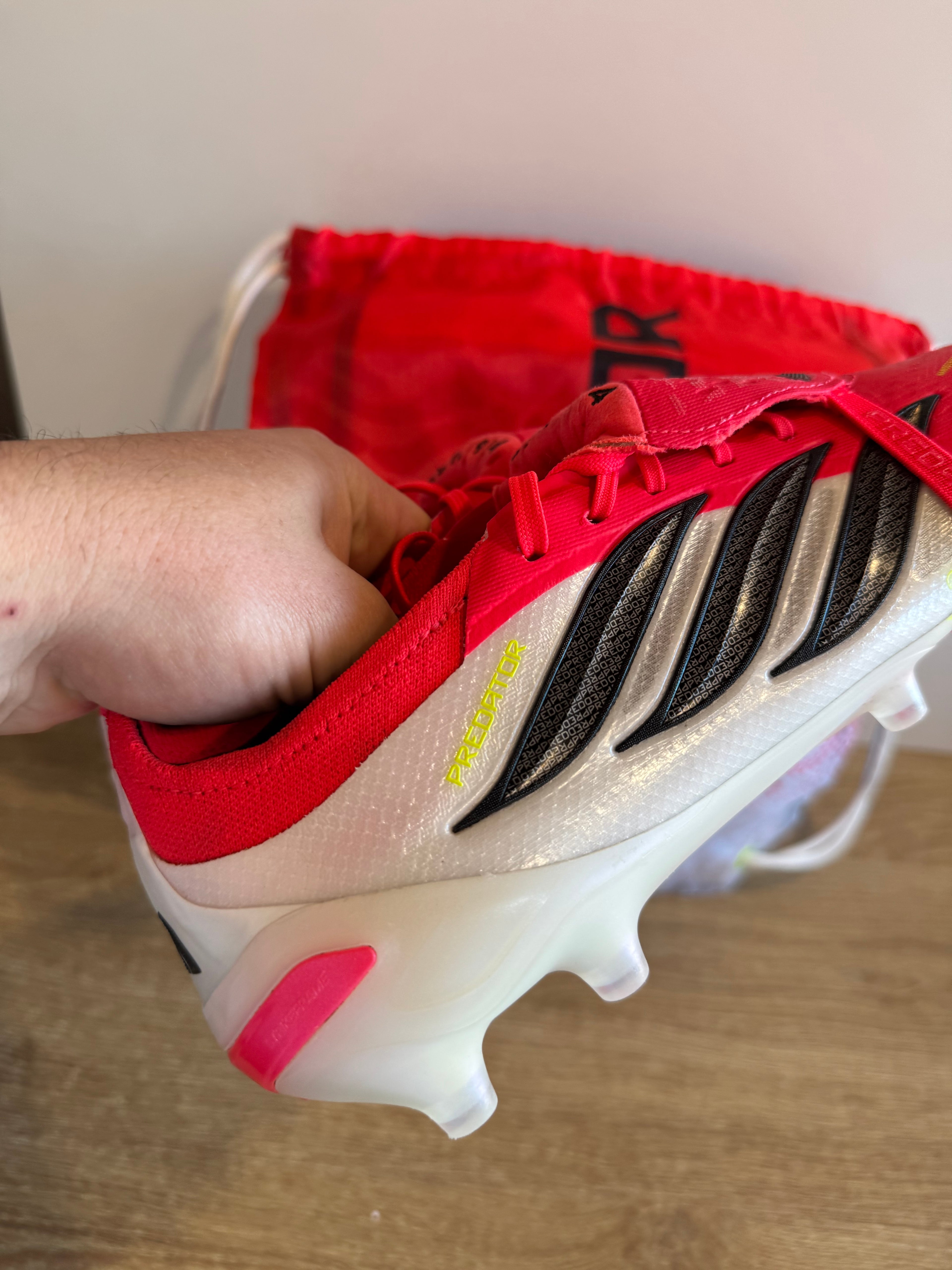 Adidas Predator Elite Foldover Tongue  AG "Lucid red core black cloud white"