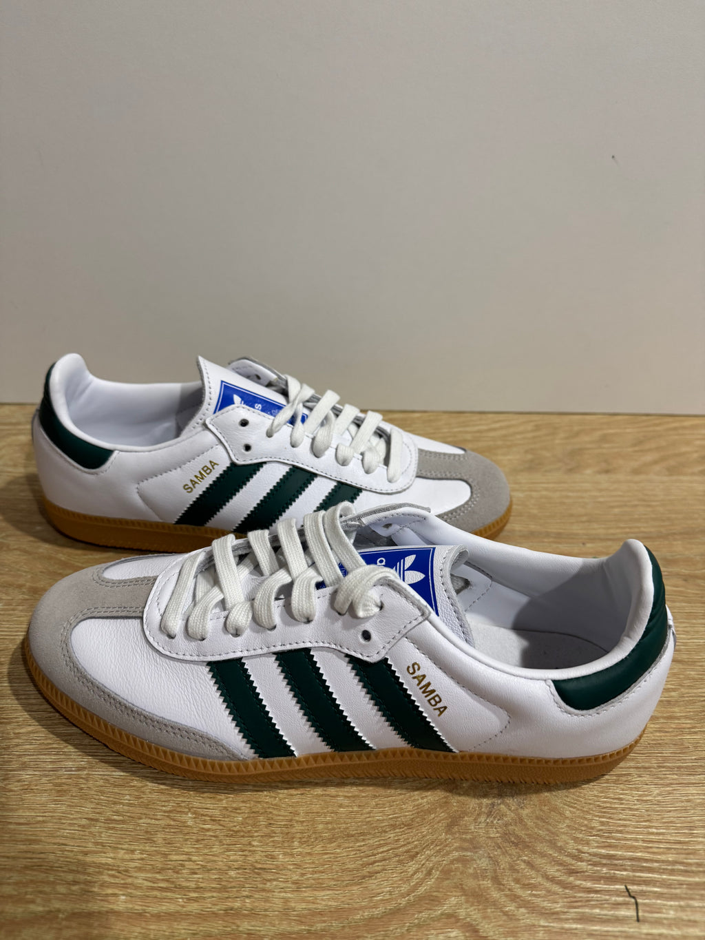 Adidas Samba OG "White collegiate green gum"