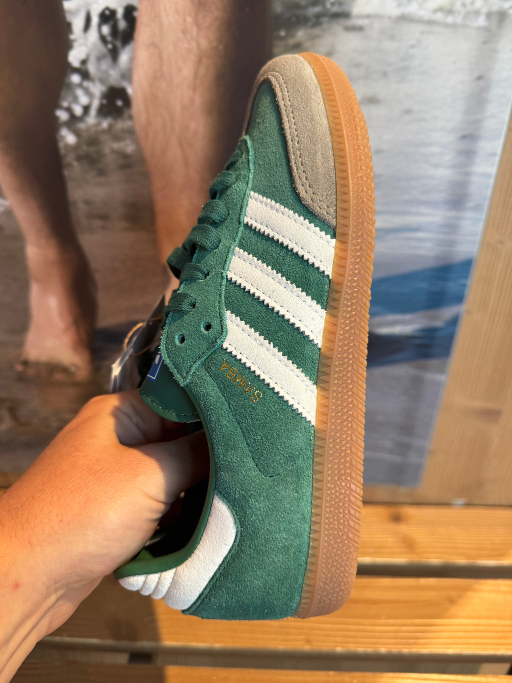 Adidas Samba OG "collegiate green gum"