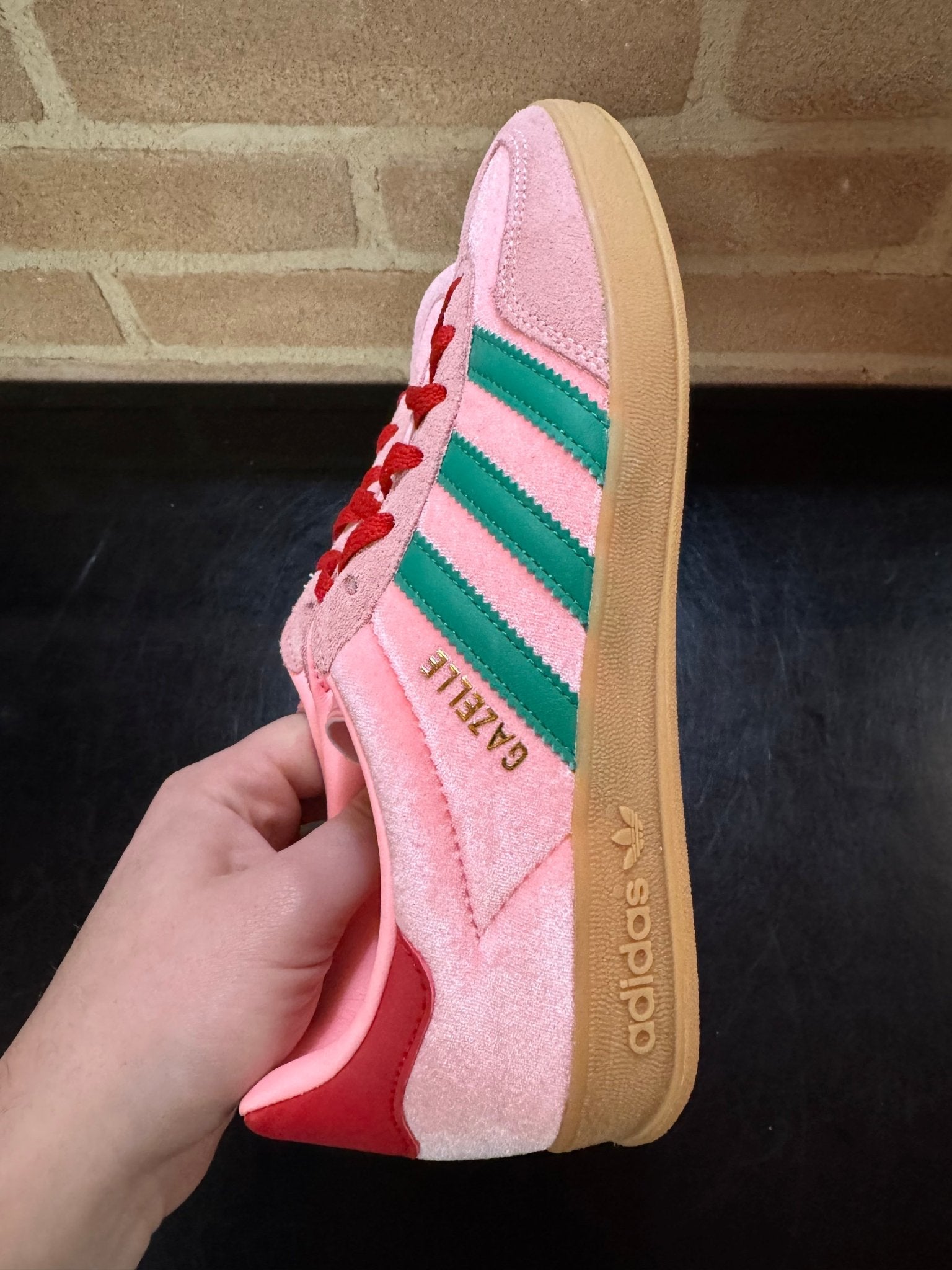 Sneakers retro' indoor - Rosa/Verde - Giaguaro_Store
