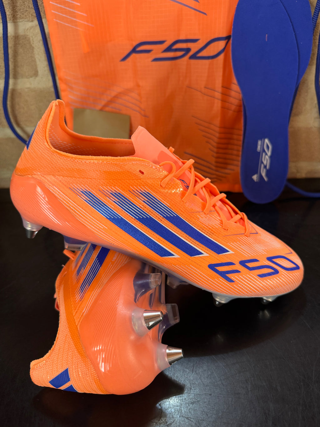 Adidas F50 Elite SG - Arancione/Blu