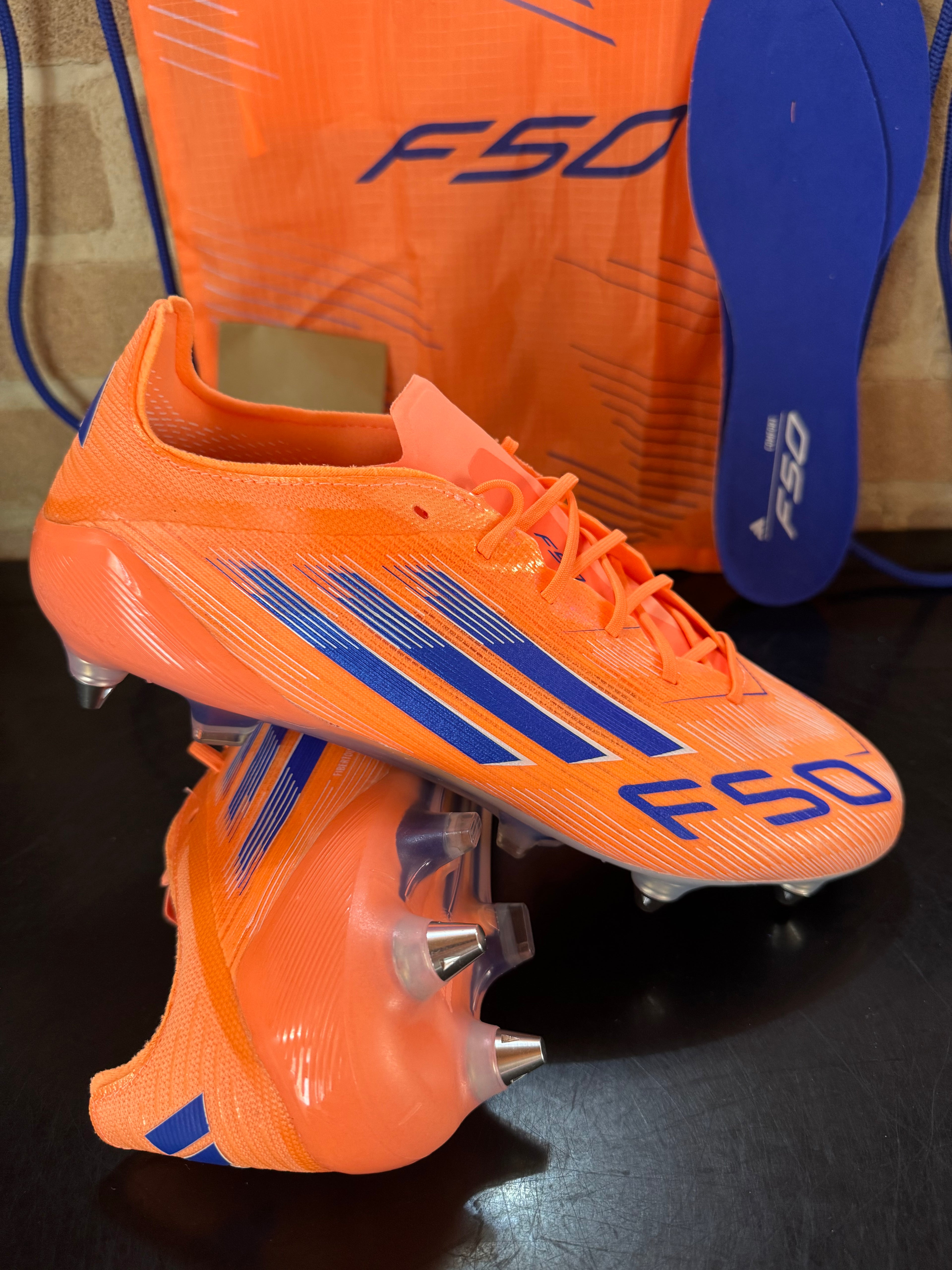 Adidas F50 Elite SG - Arancione/Blu