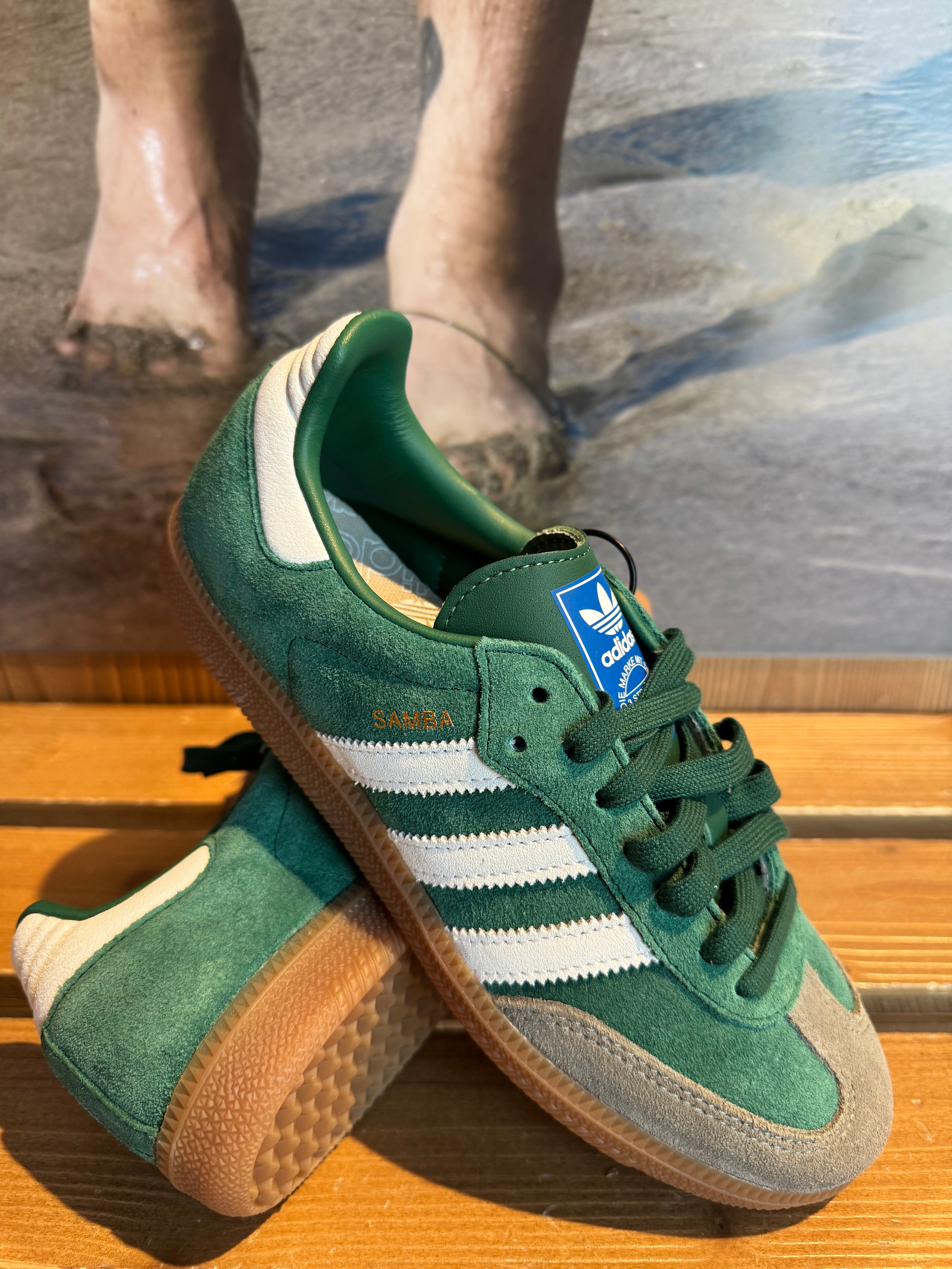 Adidas Samba OG "collegiate green gum"